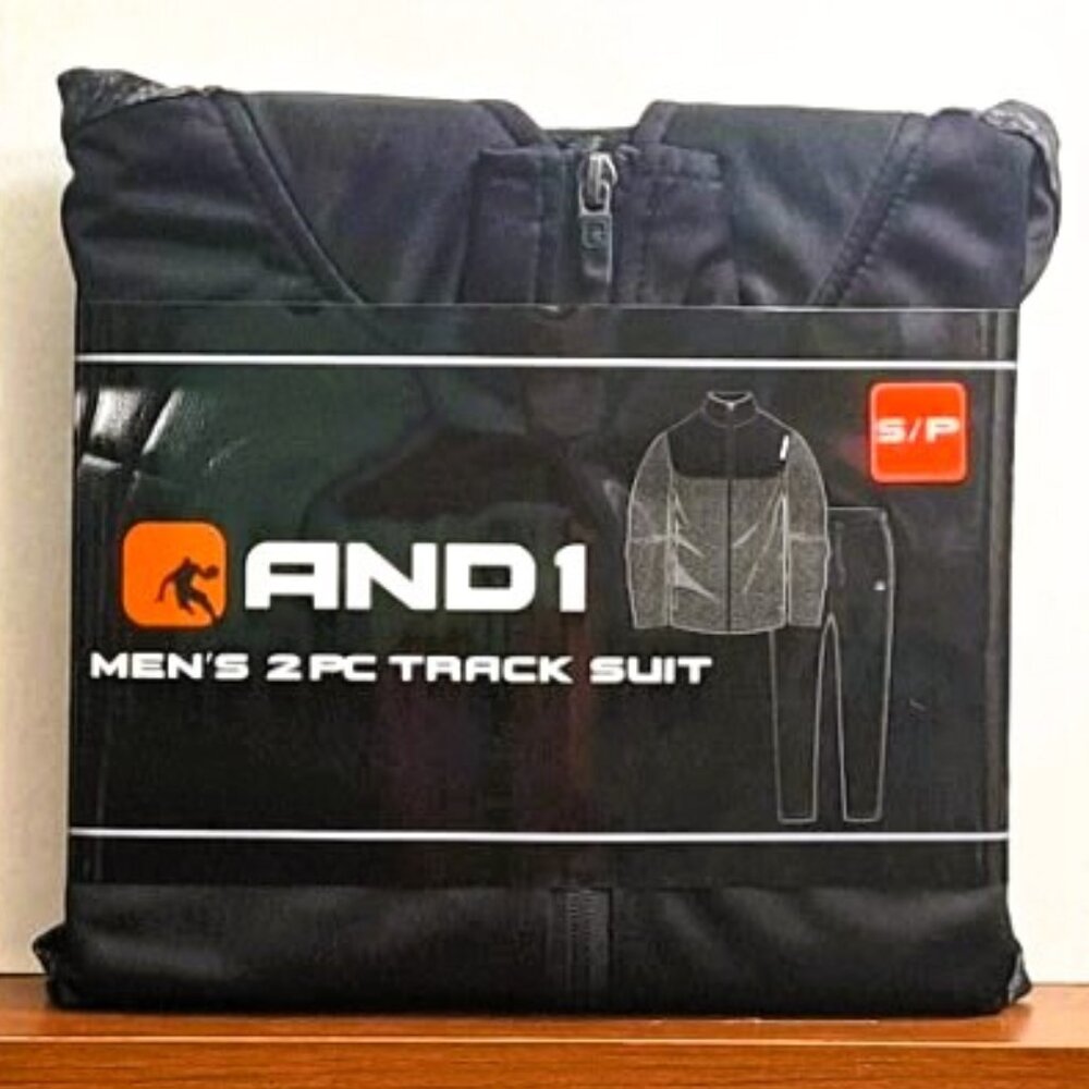 NWT - Men's New Full Zip Up Jacket & Drawstring Pants - Two Piece Set Tracksuit